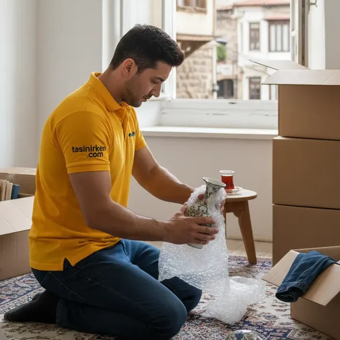 ev taşırken eşya paketleme
