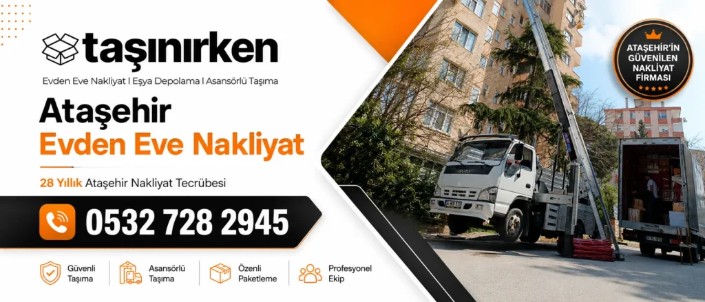 ataşehir evden eve nakliyat asansörlü
