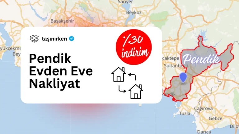 pendik evden eve nakliyat firması