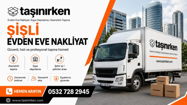 şişli evden eve nakliyat mecidiyeköy