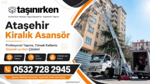 ataşehir kiralık asansör ev taşıma asansörü