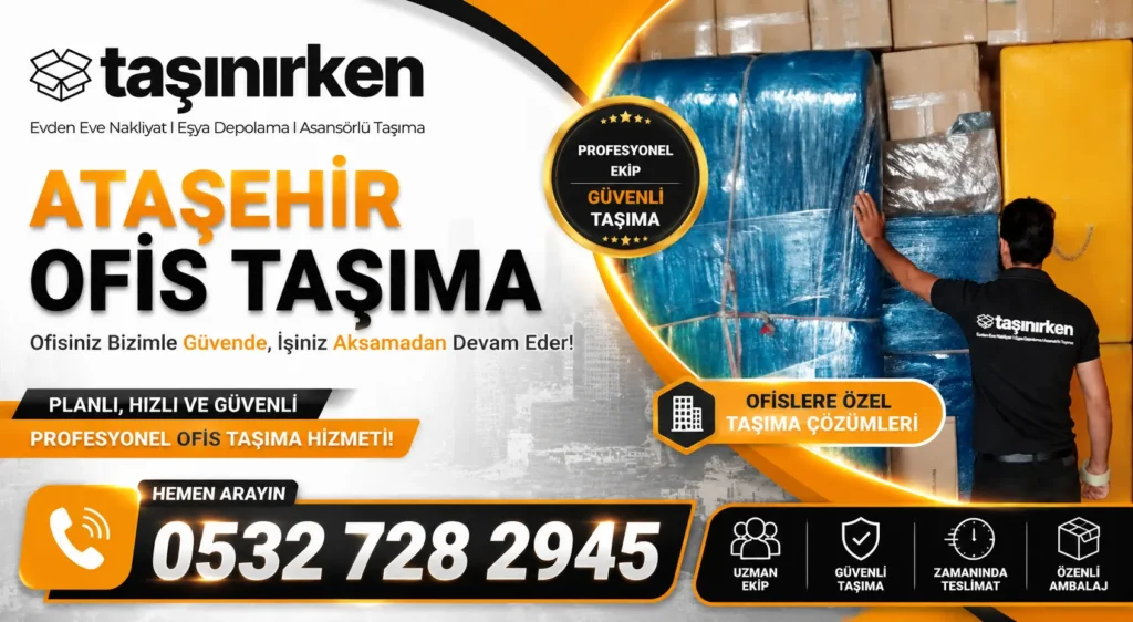 ataşehir ofis taşıma profesyonel