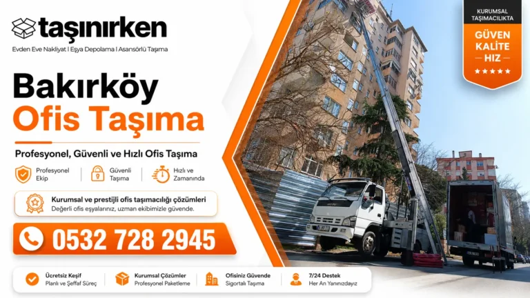 bakırköy ofis taşıma asansörlü
