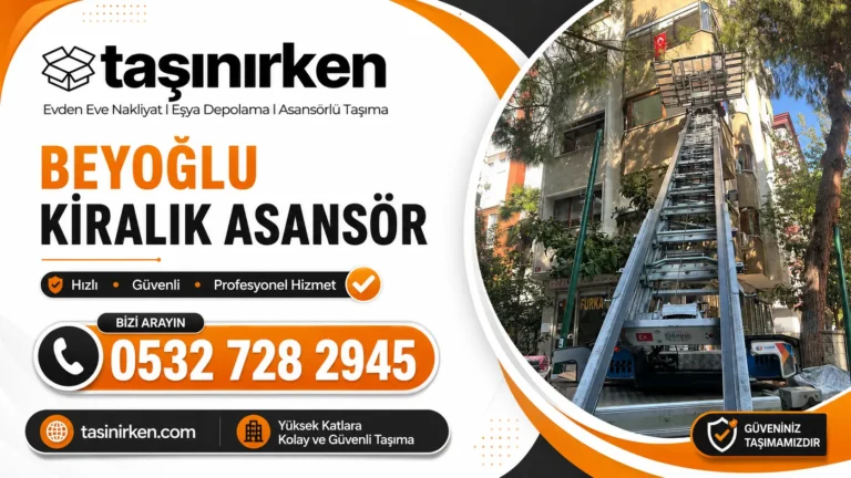 beyoğlu kiralık asansör mobil