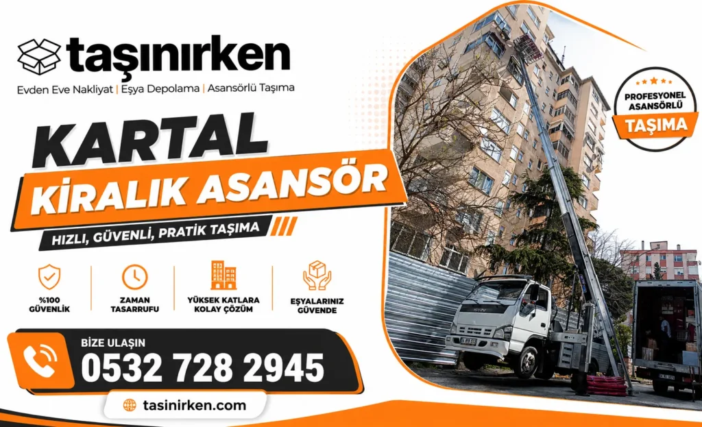kartal kiralık asansör firması Taşınırken