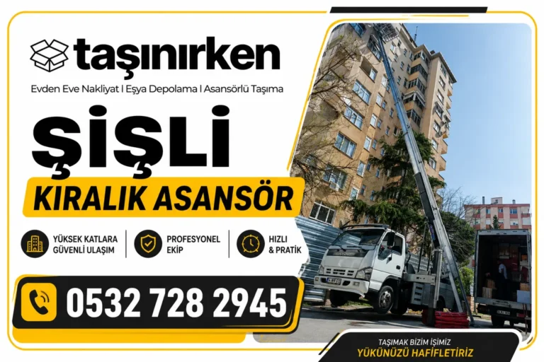 şişli kiralık asansör vinç