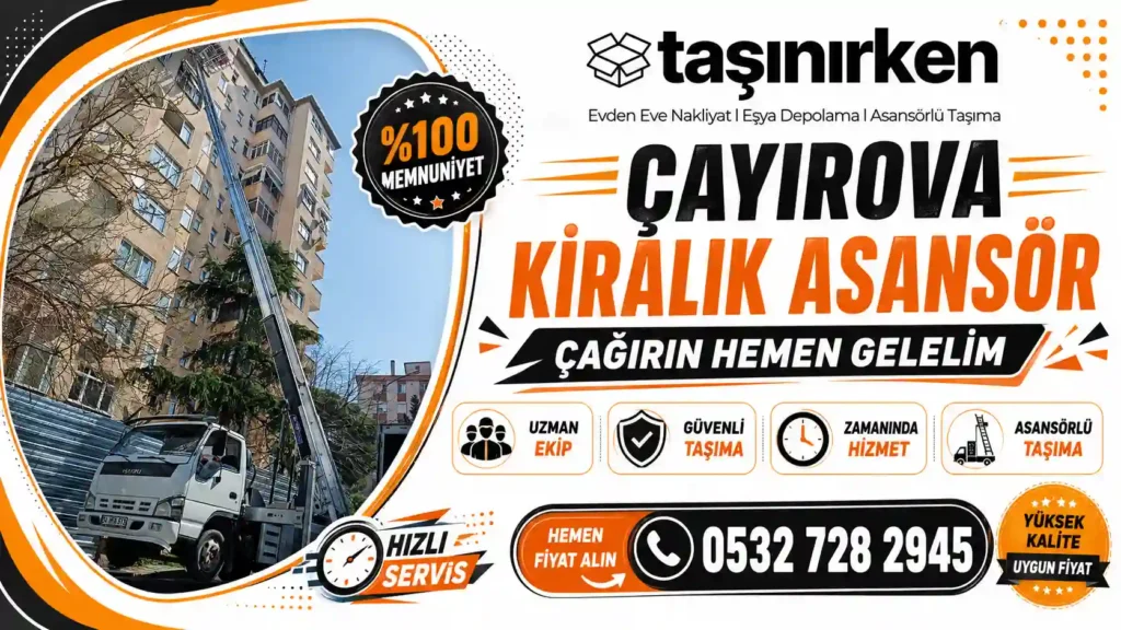 çayırova kiralık asansör firması