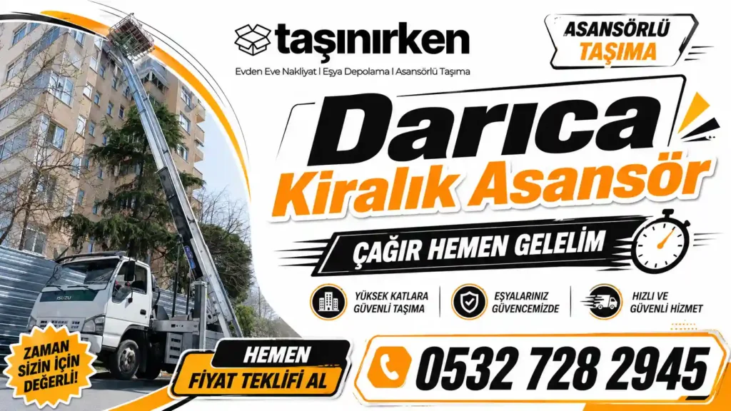 darıca kiralık asansör hizmeti