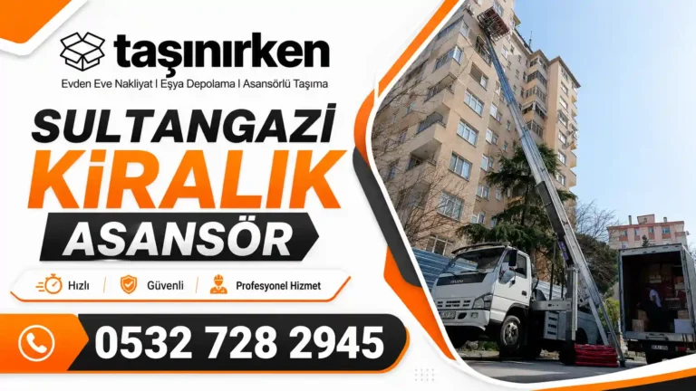 sultangazi kiralık asansör kiralama
